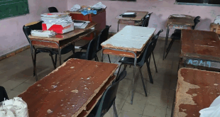 Escuela en mal estado en Cuba al inicio del curso escolar.