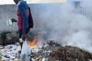 basura ardiendo en La Habana