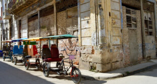 bicitaxistas en Cuba